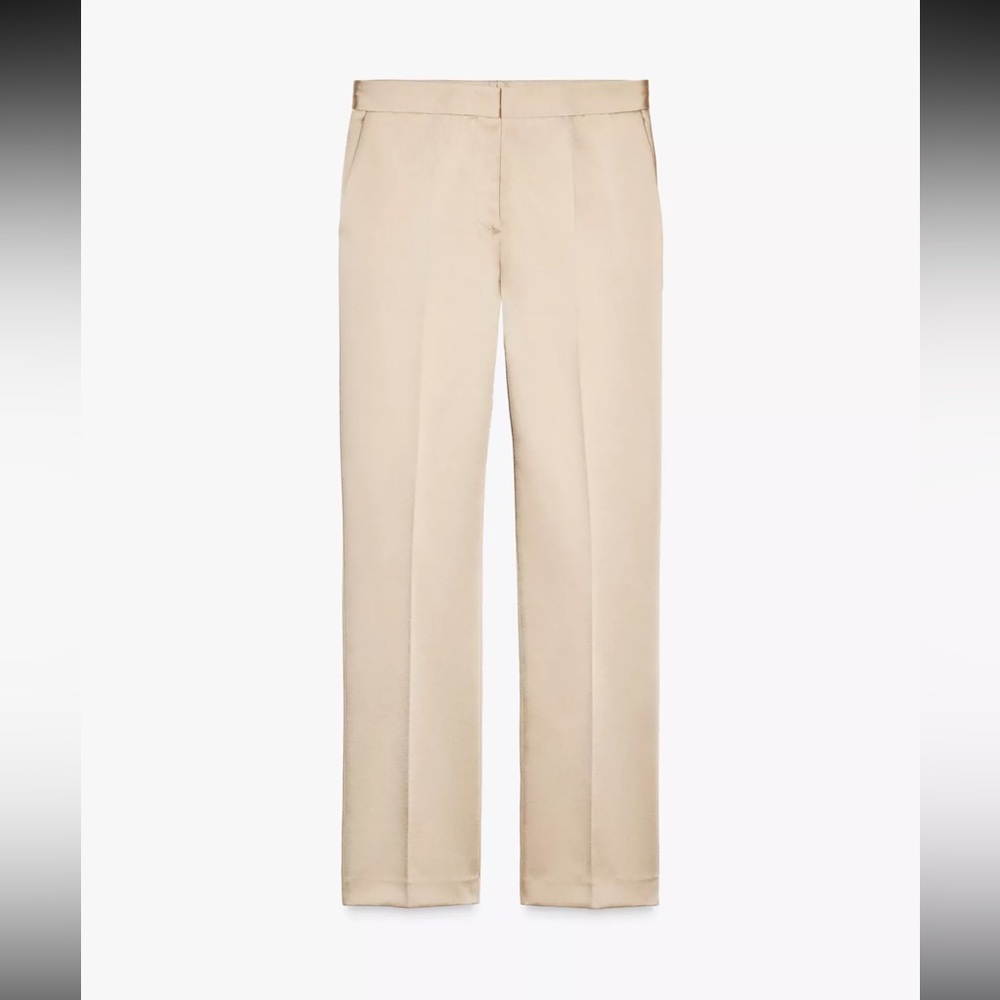 Zara Beige Satin Suit Set - Picture 6 of 6